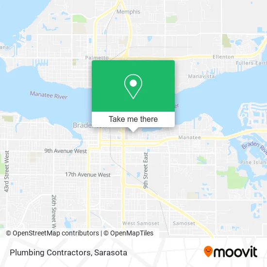 Plumbing Contractors map