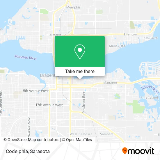 Codelphia map