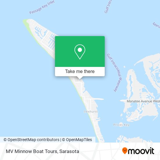 Mapa de MV Minnow Boat Tours