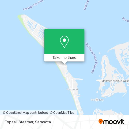 Mapa de Topsail Steamer