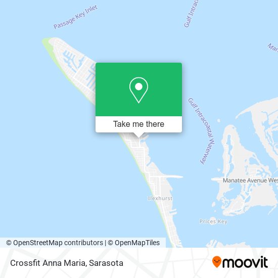 Crossfit Anna Maria map