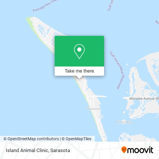 Island Animal Clinic map