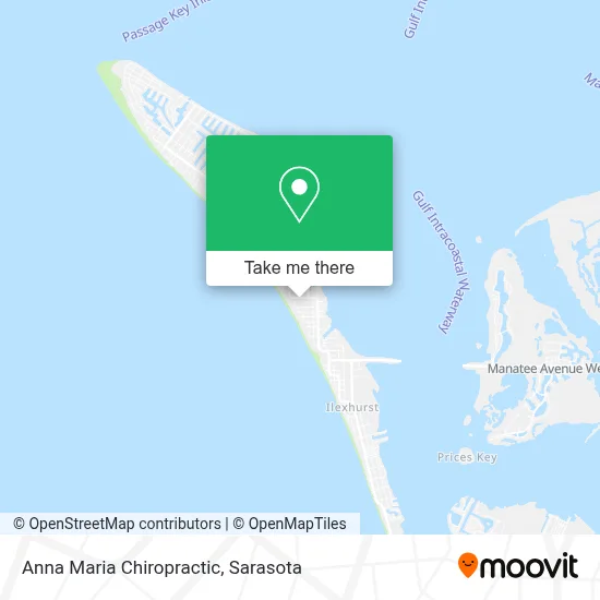 Anna Maria Chiropractic map