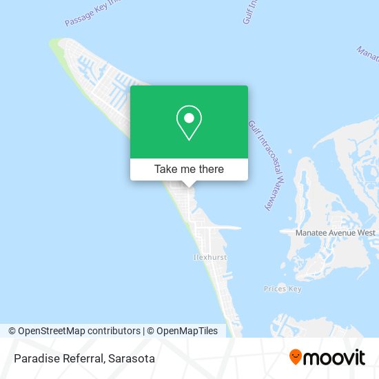 Mapa de Paradise Referral
