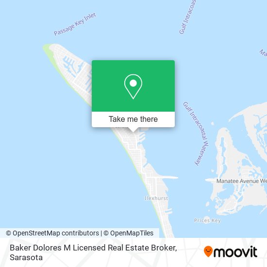 Baker Dolores M Licensed Real Estate Broker map