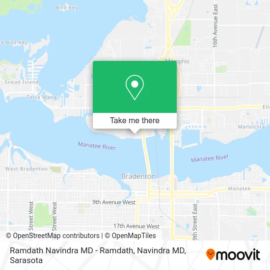 Ramdath Navindra MD - Ramdath, Navindra MD map