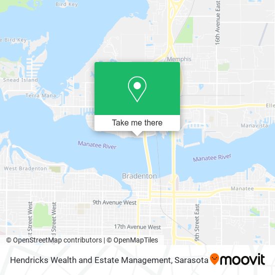Mapa de Hendricks Wealth and Estate Management