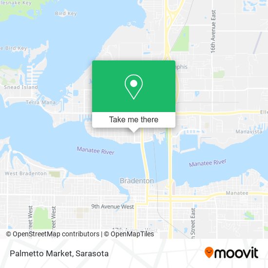 Mapa de Palmetto Market