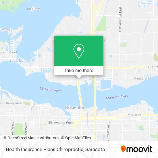 Mapa de Health Insurance Plans Chiropractic