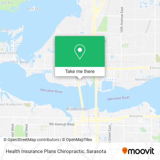 Health Insurance Plans Chiropractic map