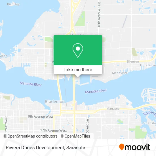 Riviera Dunes Development map