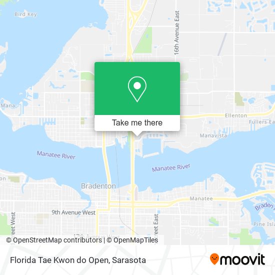 Florida Tae Kwon do Open map