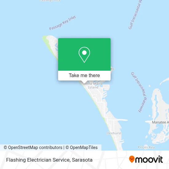 Flashing Electrician Service map