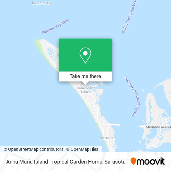 Anna Maria Island Tropical Garden Home map