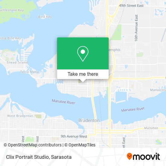 Mapa de Clix Portrait Studio