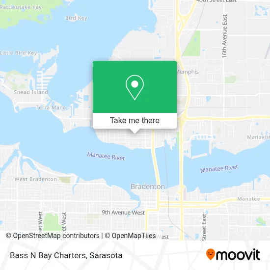 Bass N Bay Charters map