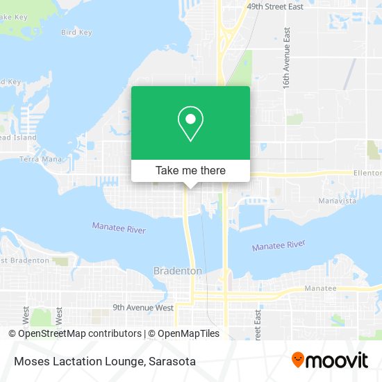 Moses Lactation Lounge map