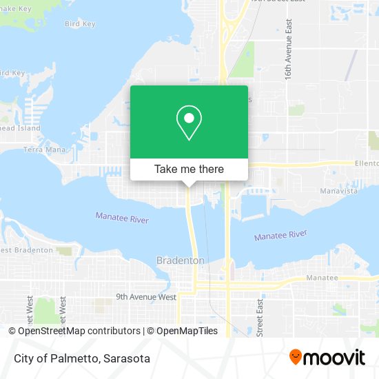 Mapa de City of Palmetto