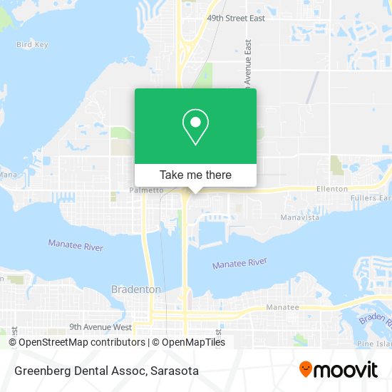 Greenberg Dental Assoc map