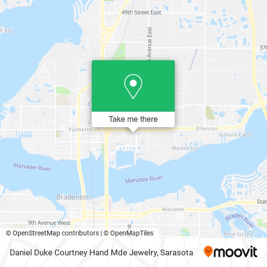 Mapa de Daniel Duke Courtney Hand Mde Jewelry
