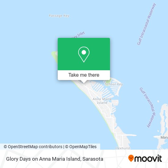 Glory Days on Anna Maria Island map