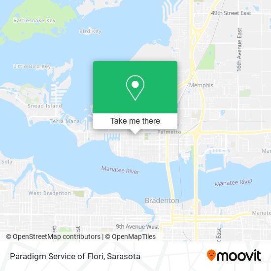 Paradigm Service of Flori map