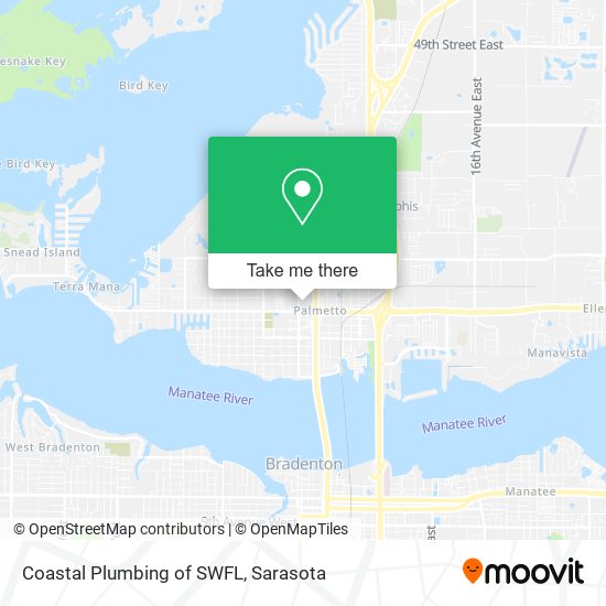 Mapa de Coastal Plumbing of SWFL