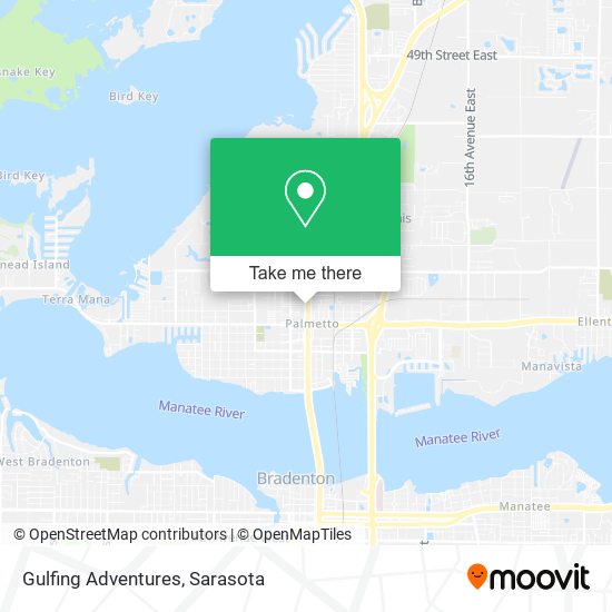 Gulfing Adventures map