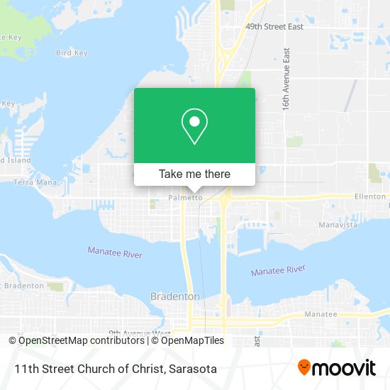 11th Street Church of Christ map