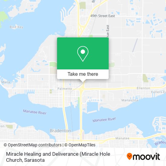 Miracle Healing and Deliverance map