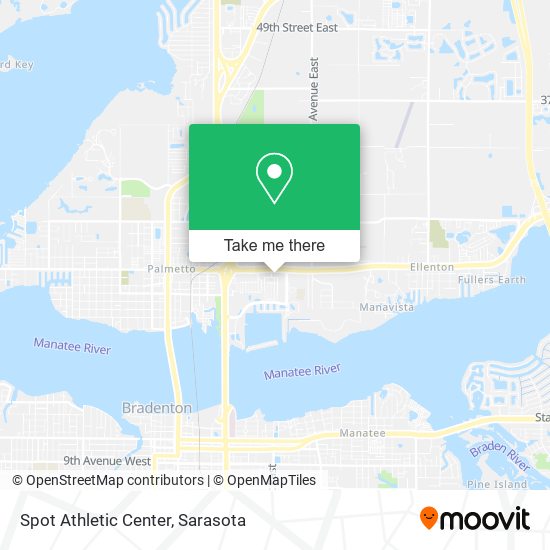 Spot Athletic Center map