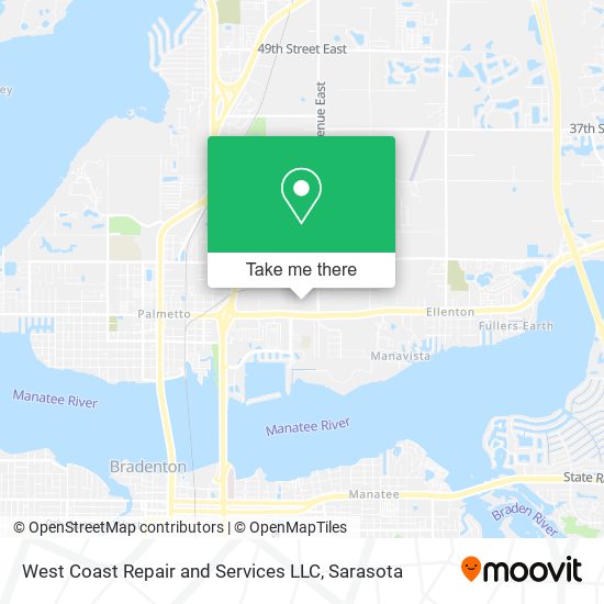 West Coast Repair and Services LLC map