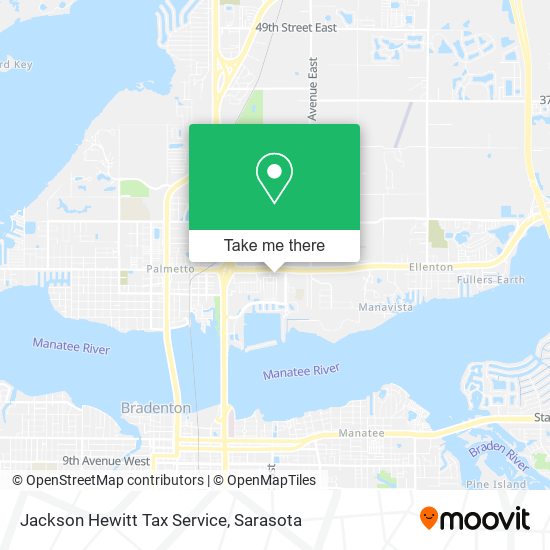 Mapa de Jackson Hewitt Tax Service