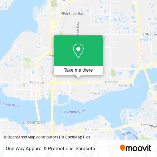 One Way Apparel & Promotions map