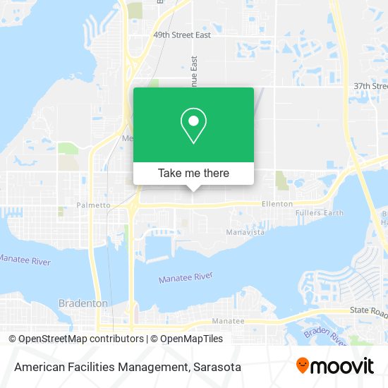 American Facilities Management map