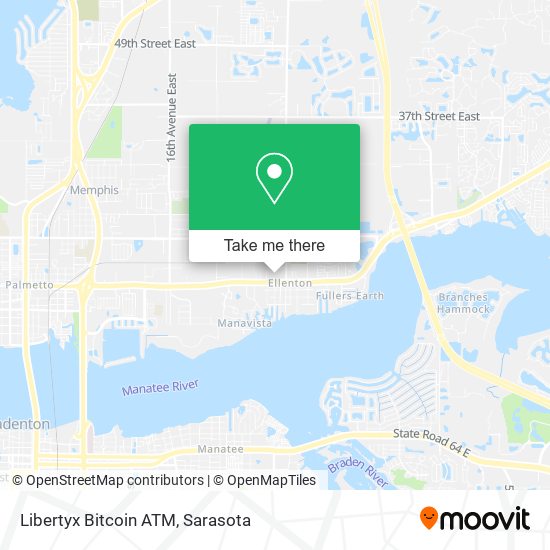 Libertyx Bitcoin ATM map