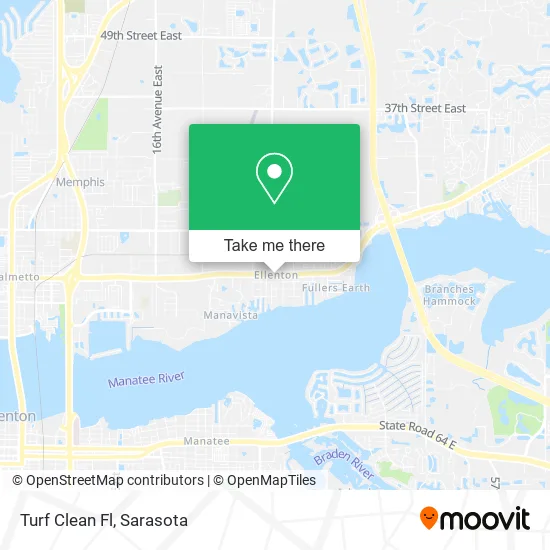 Turf Clean Fl map