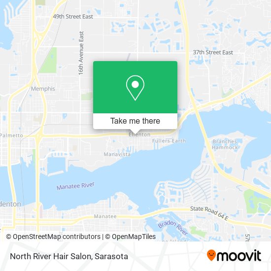 North River Hair Salon map