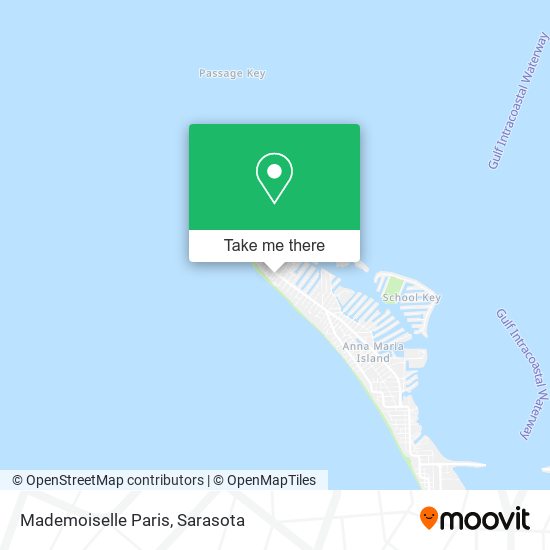 Mademoiselle Paris map