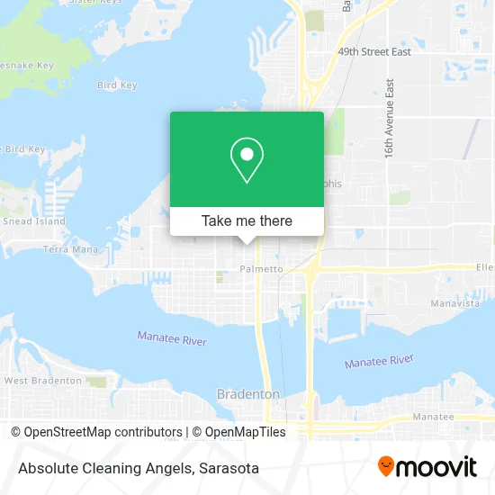 Absolute Cleaning Angels map