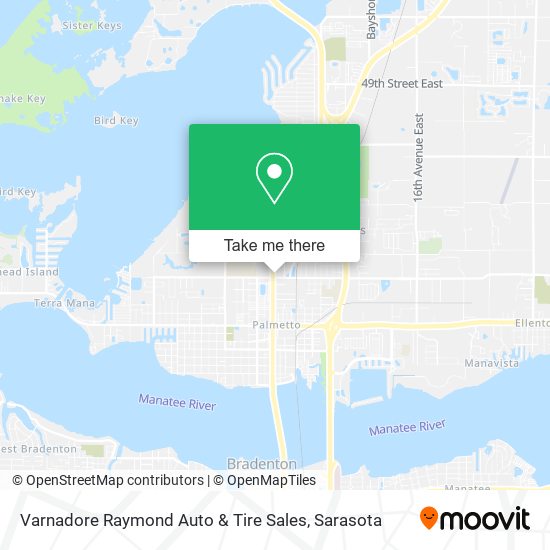 Varnadore Raymond Auto & Tire Sales map