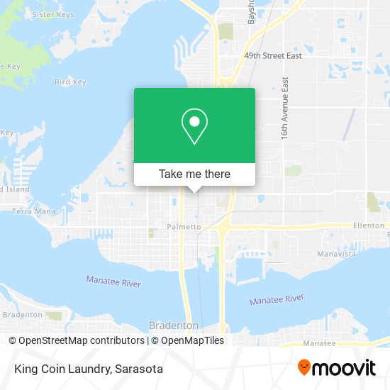 Mapa de King Coin Laundry