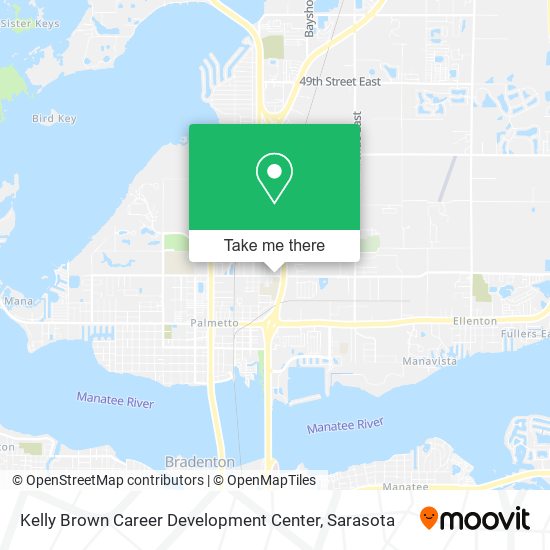 Kelly Brown Career Development Center map