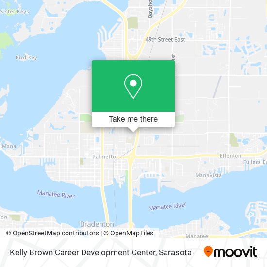 Mapa de Kelly Brown Career Development Center