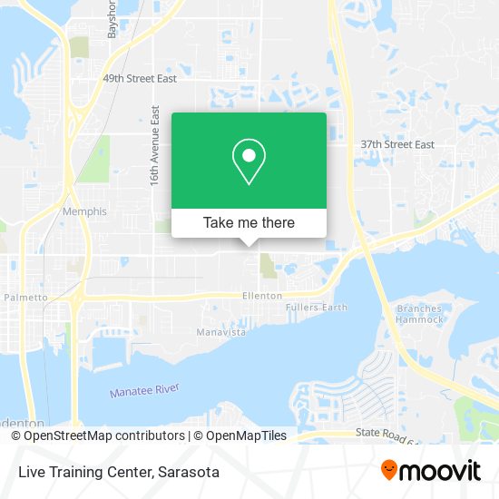Live Training Center map