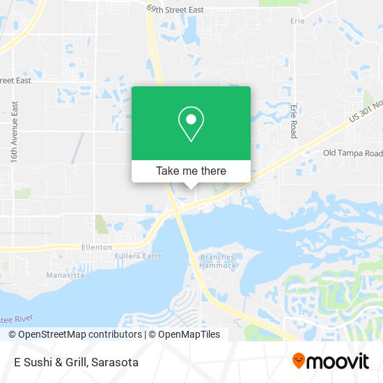 Mapa de E Sushi & Grill