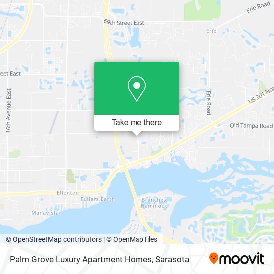 Mapa de Palm Grove Luxury Apartment Homes