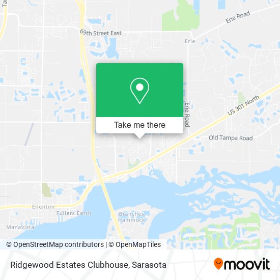 Ridgewood Estates Clubhouse map