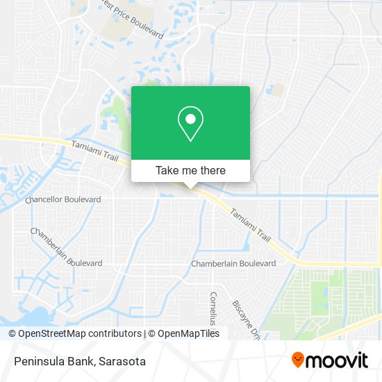 Mapa de Peninsula Bank