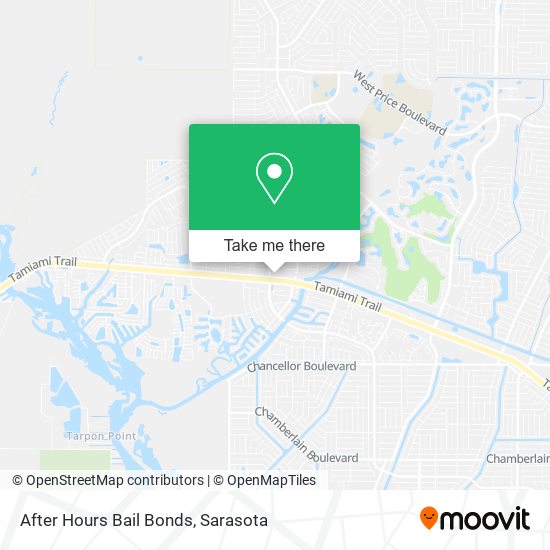 After Hours Bail Bonds map